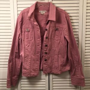 Pink Soft Denim Jacket